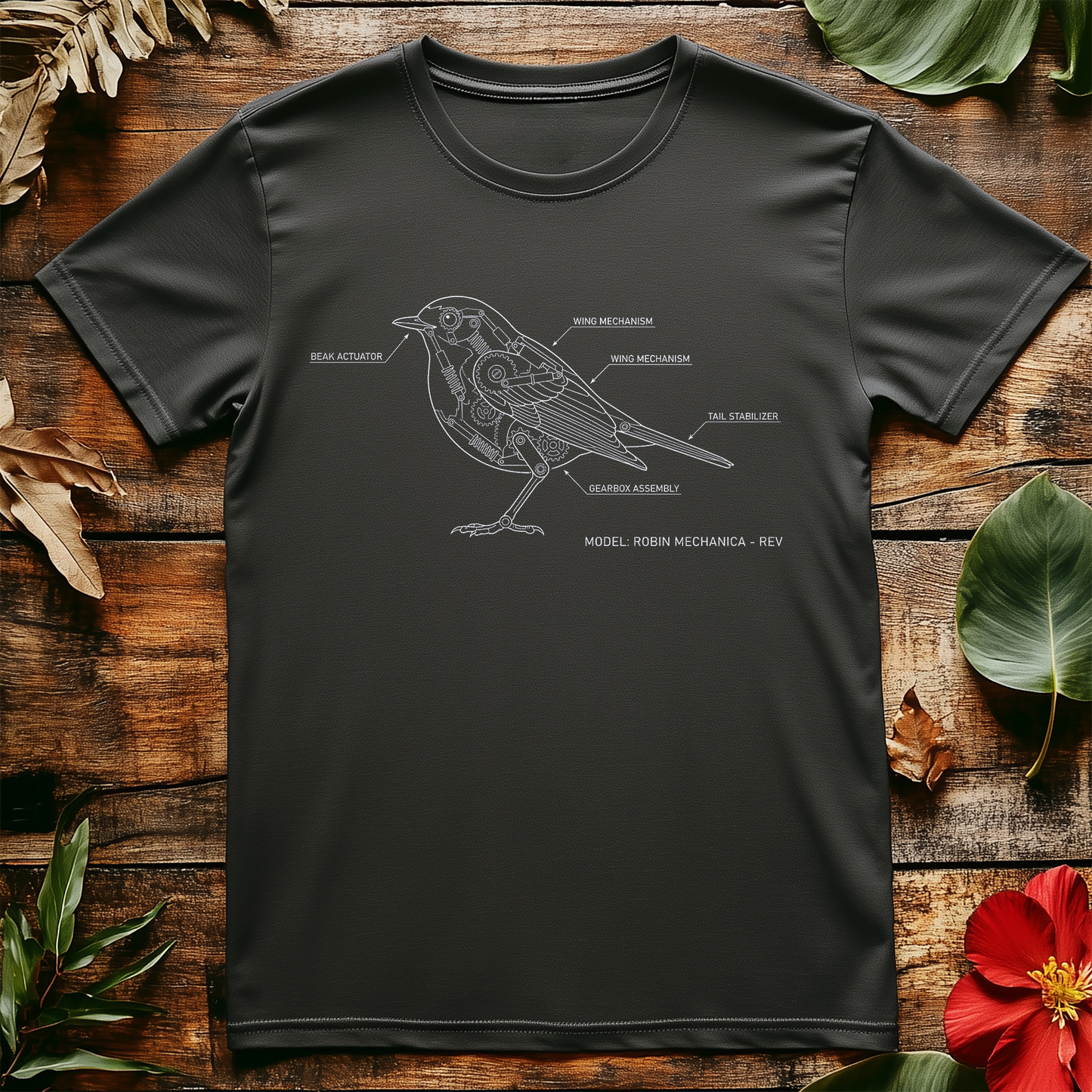 Robin Blueprint T shirt