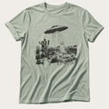 Alien Abduction Seagull 2 — Bay Comfort Colors tee