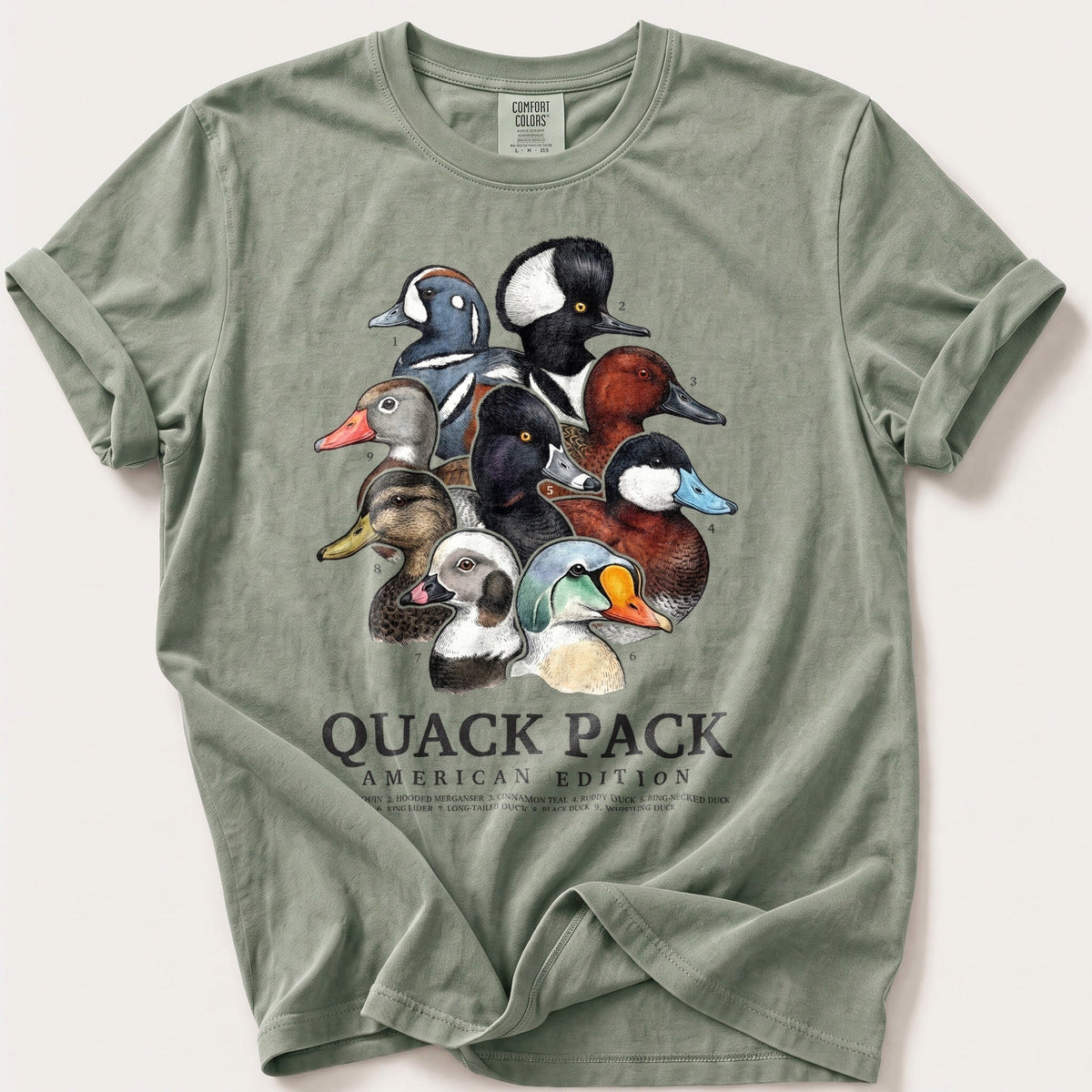 American Quack Pack — Bay Comfort Colors tee