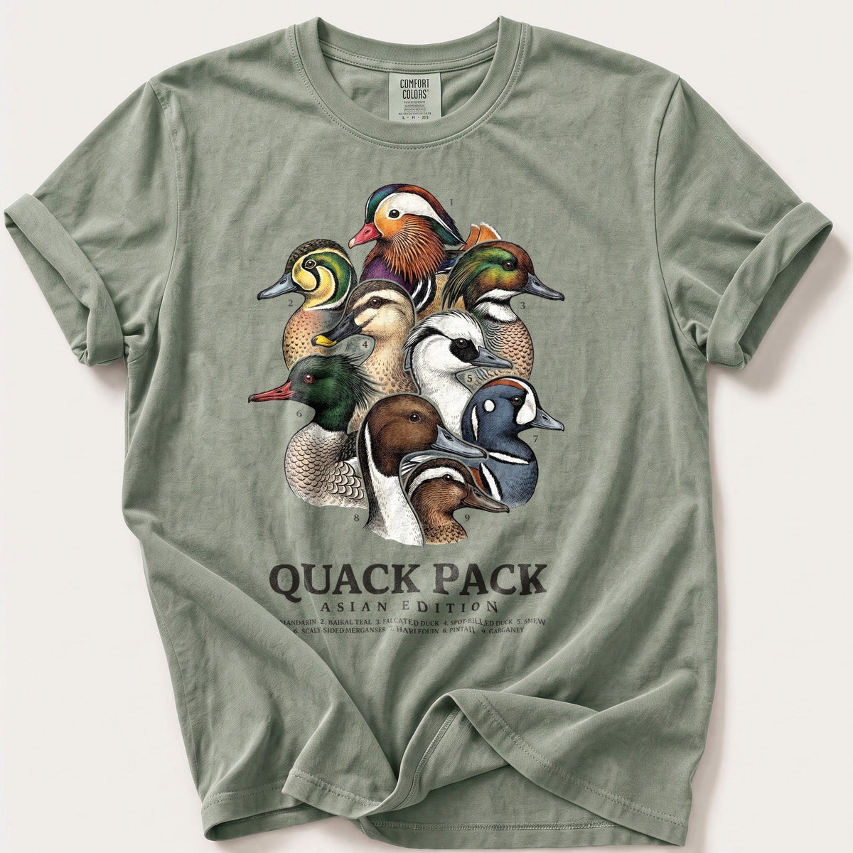 Asian Quack Pack — Bay Comfort Colors tee
