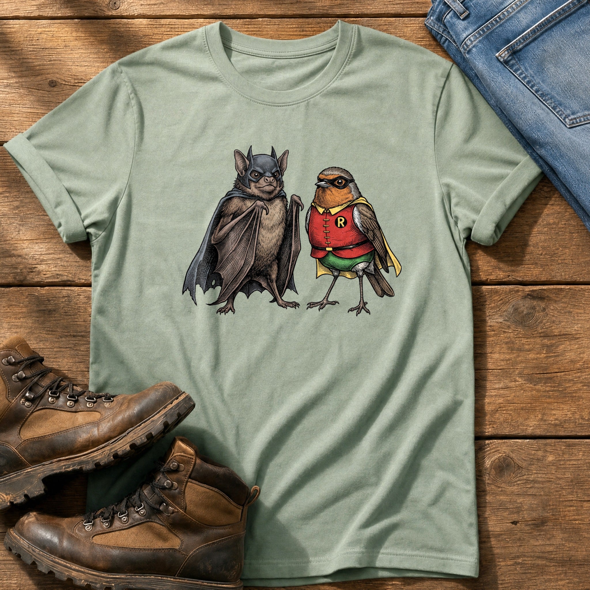Bat N Robin 11 — Bay Comfort Colors tee