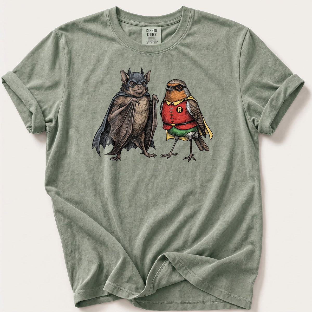 Bat N Robin 11 — Bay Comfort Colors tee