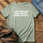 Birding And Maybe 3 People — Bay Comfort Colors tee