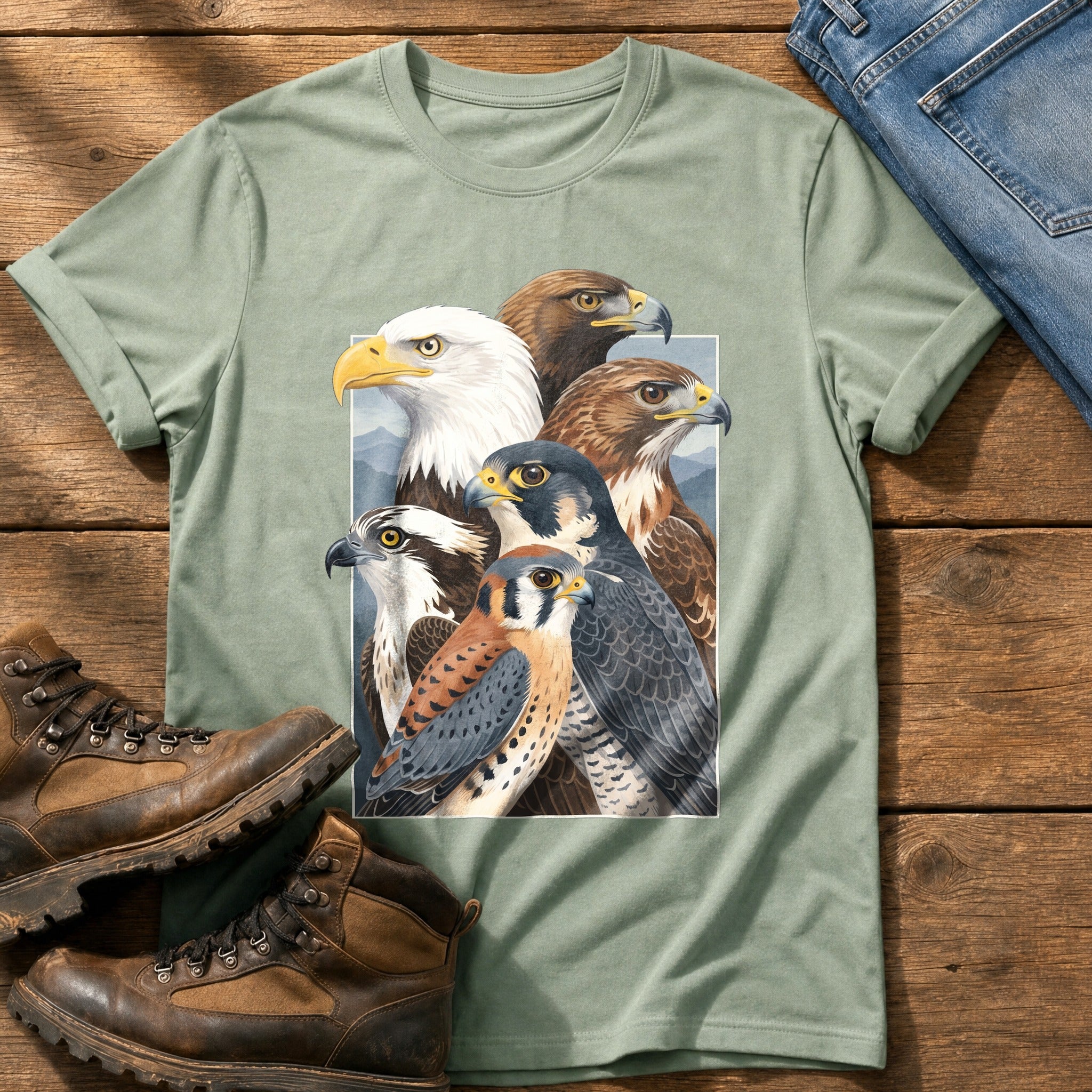 Birds Of Prey Breeds 33 — Bay Comfort Colors tee