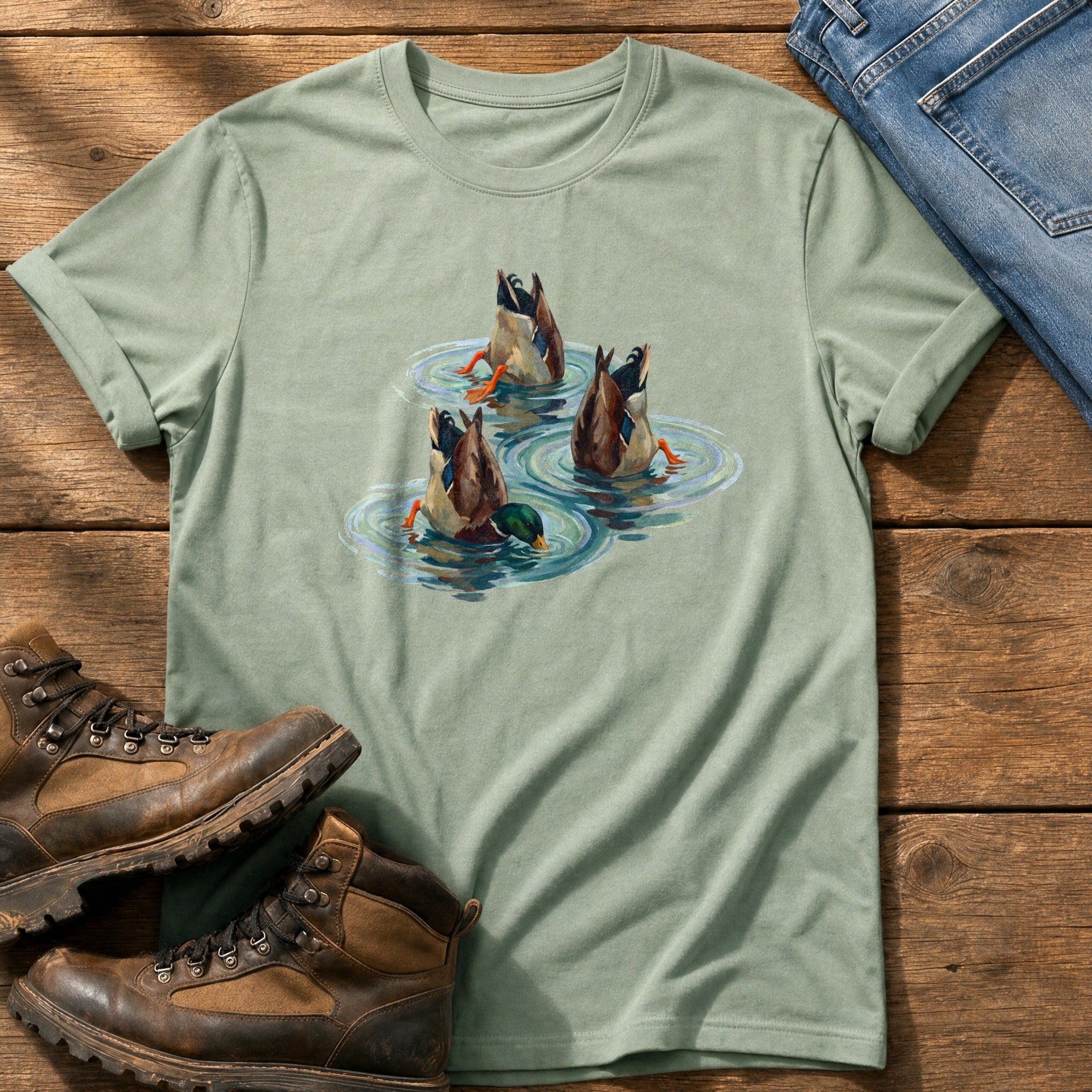 Bottoms Up Mallards — Bay Comfort Colors tee