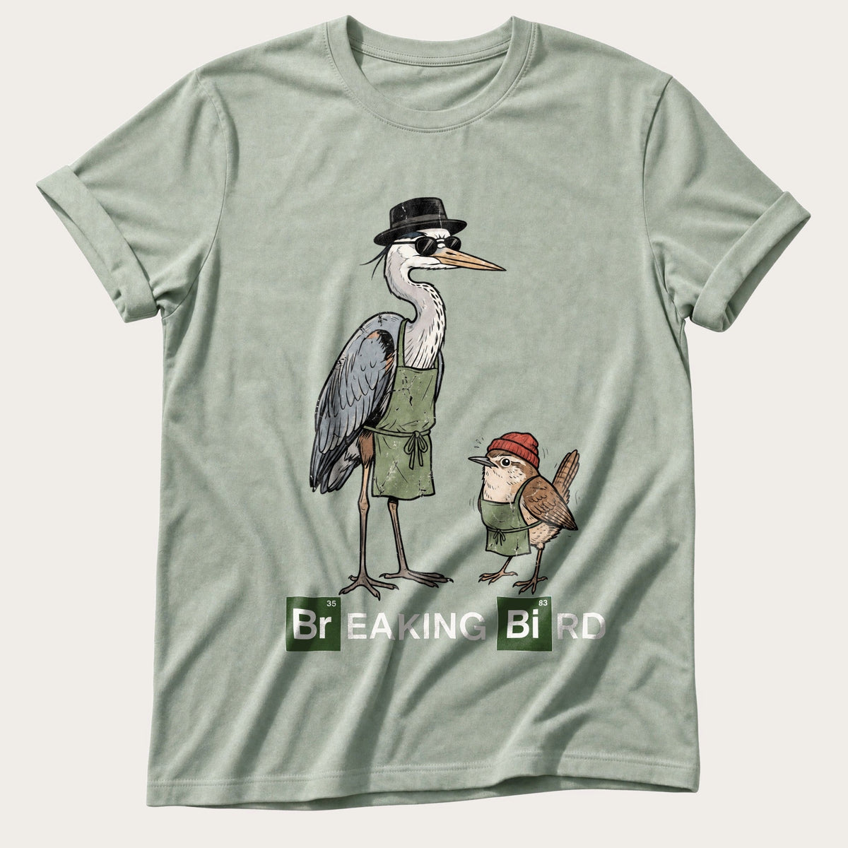 Breaking Bird — Bay Comfort Colors tee
