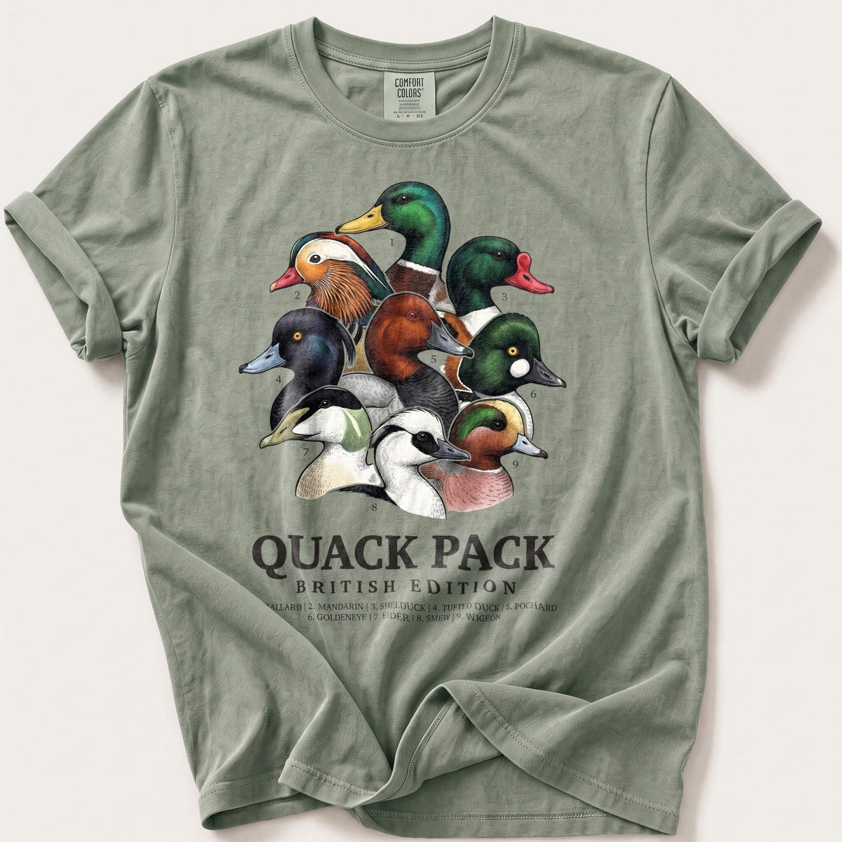 British Quack Pack — Bay Comfort Colors tee