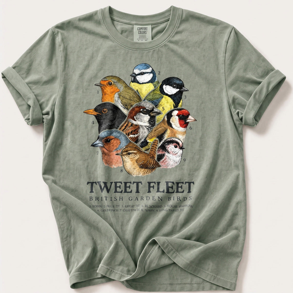 British Tweet Fleet — Bay Comfort Colors tee