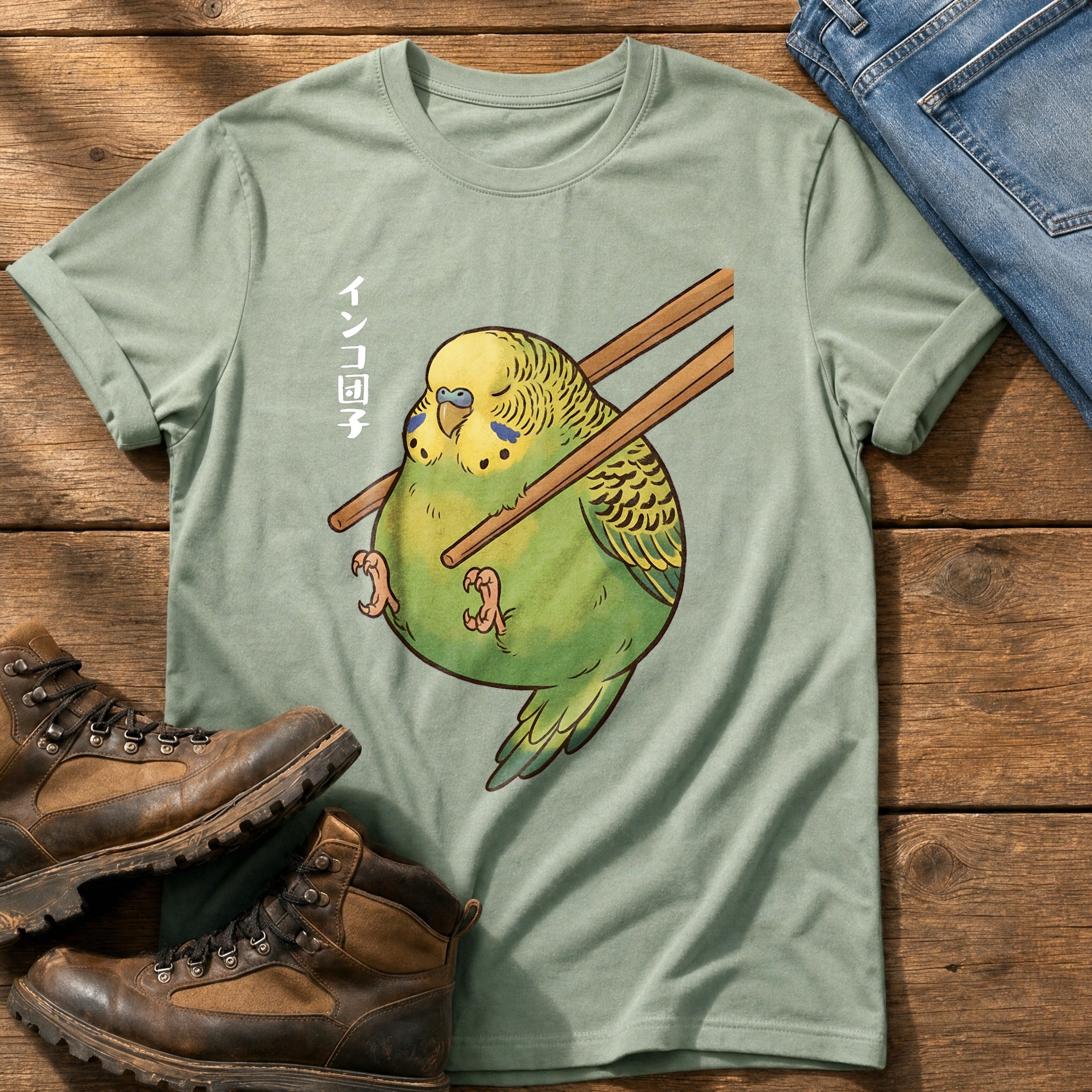 Budgie Dumpling — Bay Comfort Colors tee