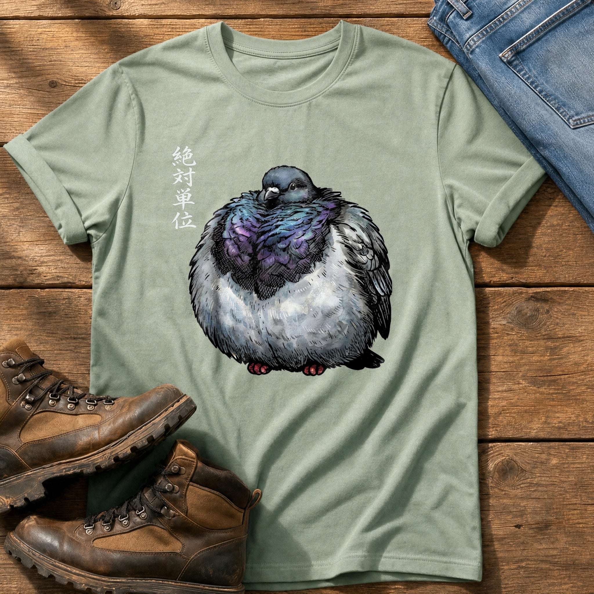 Chunky Pigeon — Bay Comfort Colors tee