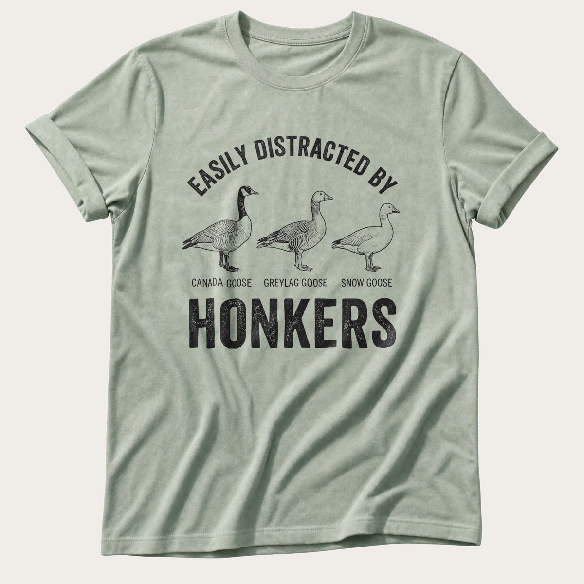 Distracted By Honkers — Bay Comfort Colors tee