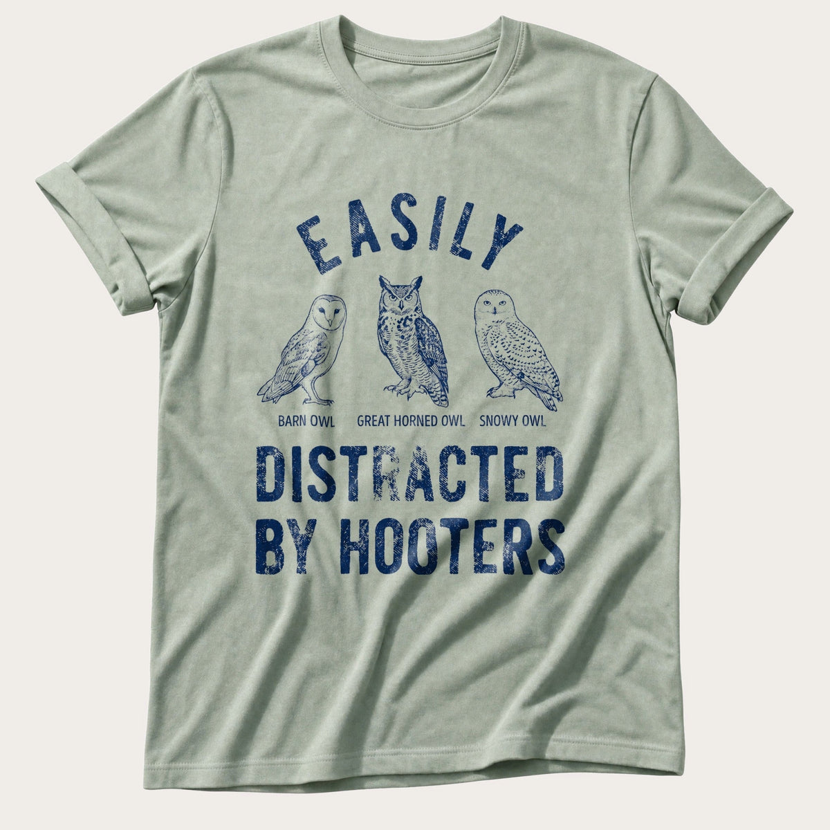 Distracted By Hooters — Bay Comfort Colors tee