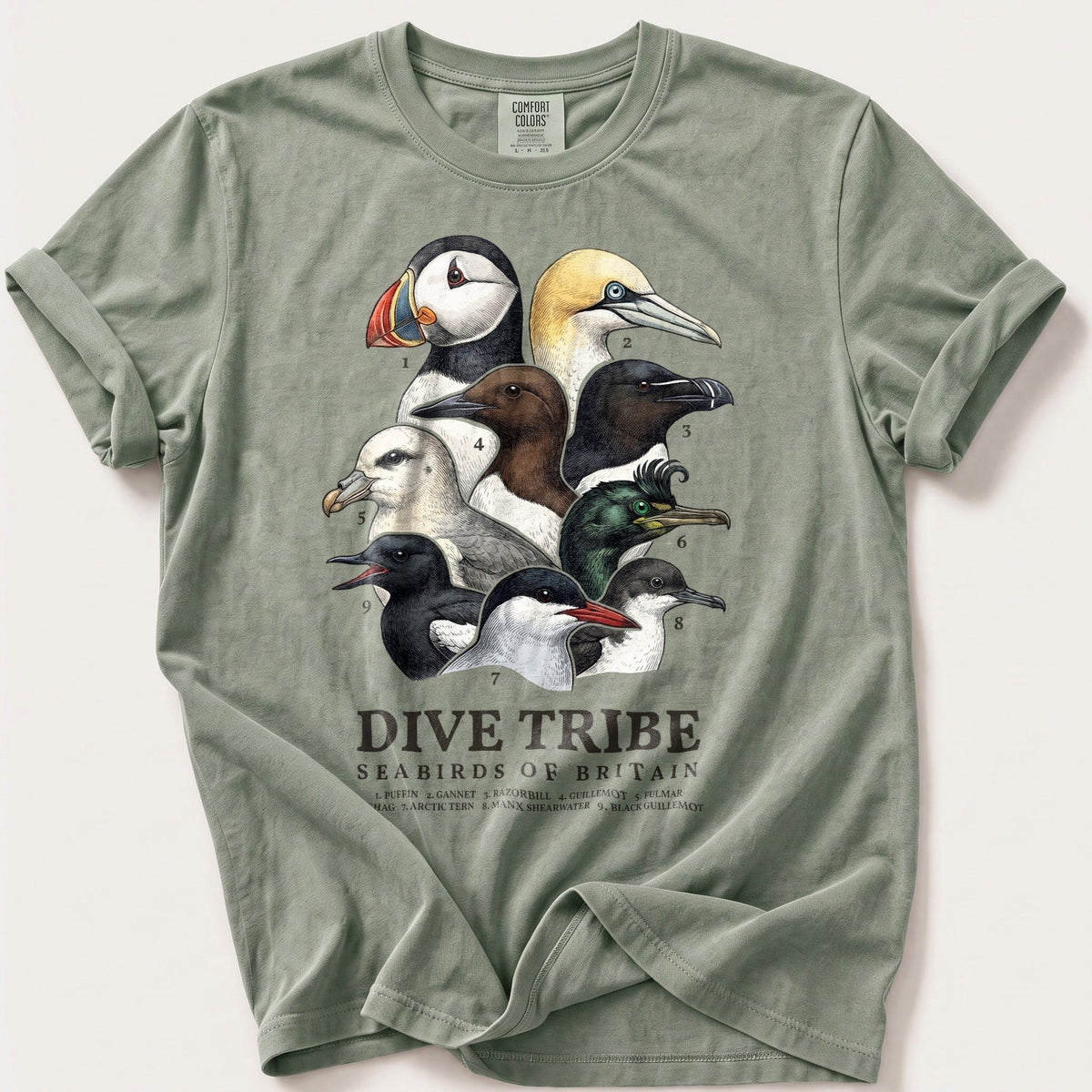 Dive Tribe — Bay Comfort Colors tee