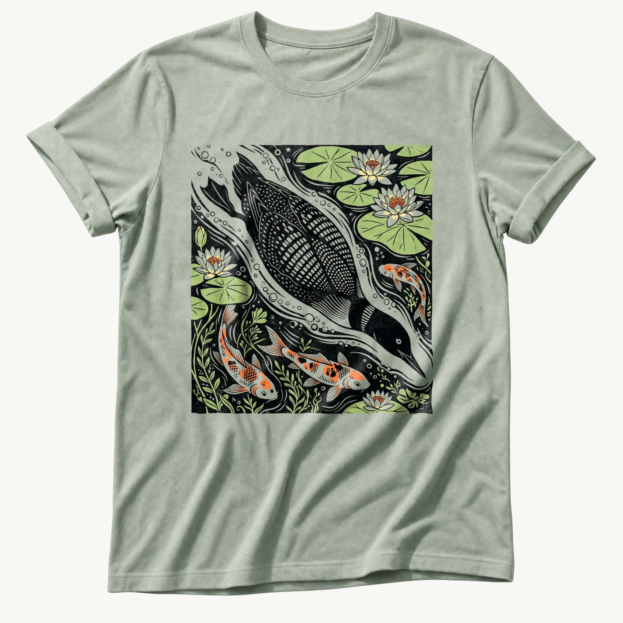diving-loon — Bay Comfort Colors tee