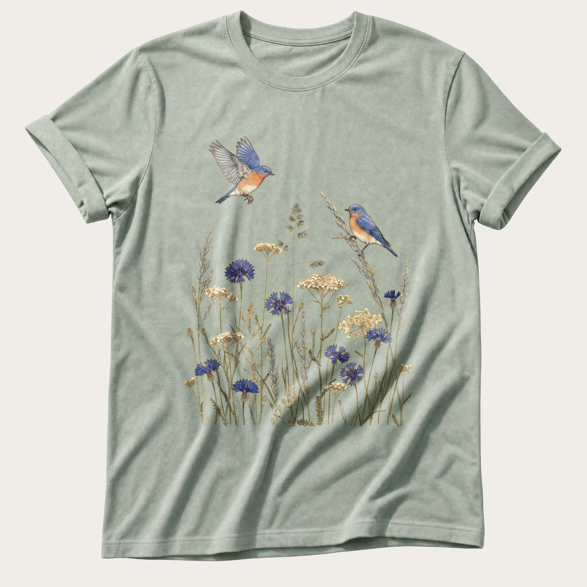 Field Birds 2 — Bay Comfort Colors tee