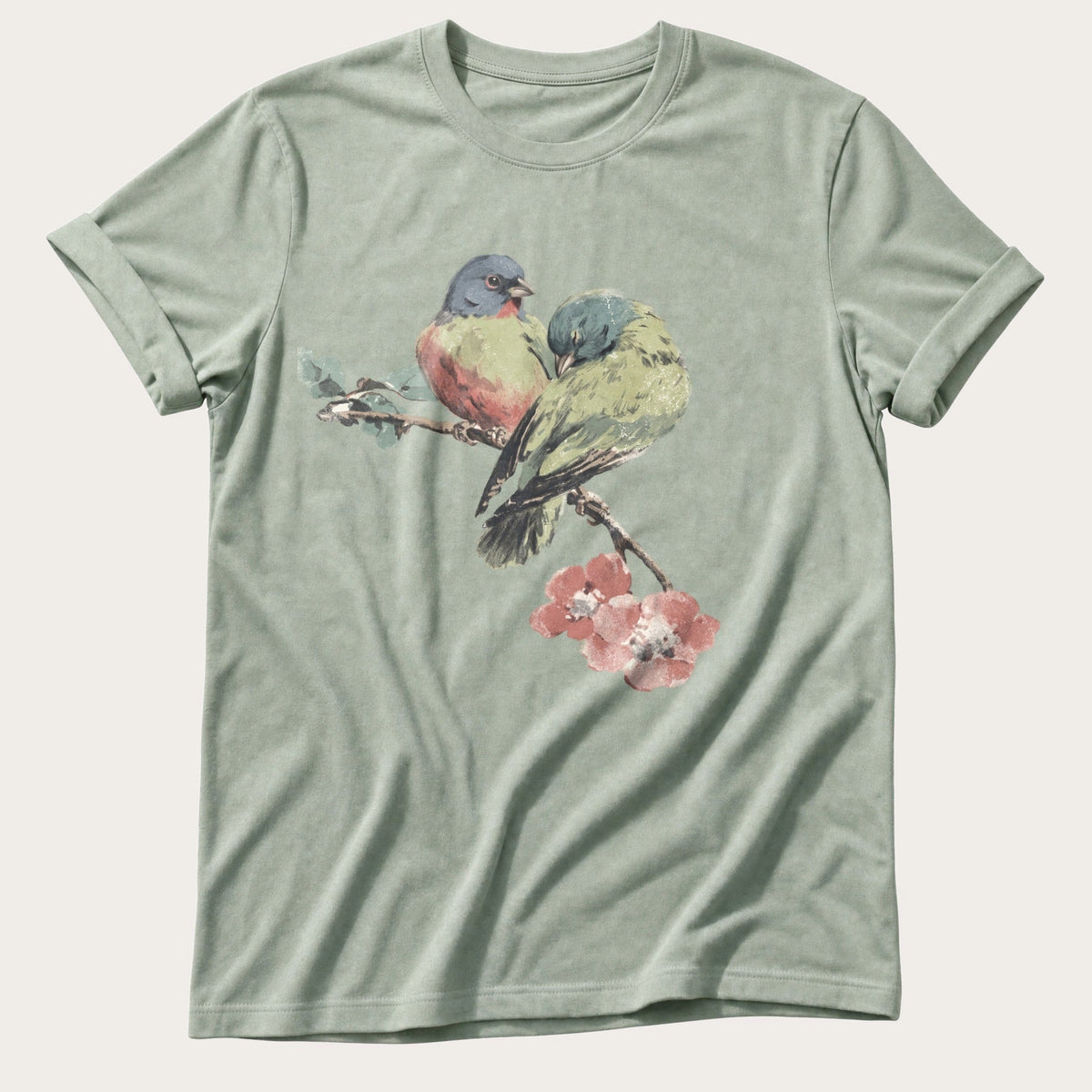 Finches On A Branch — Bay Comfort Colors tee