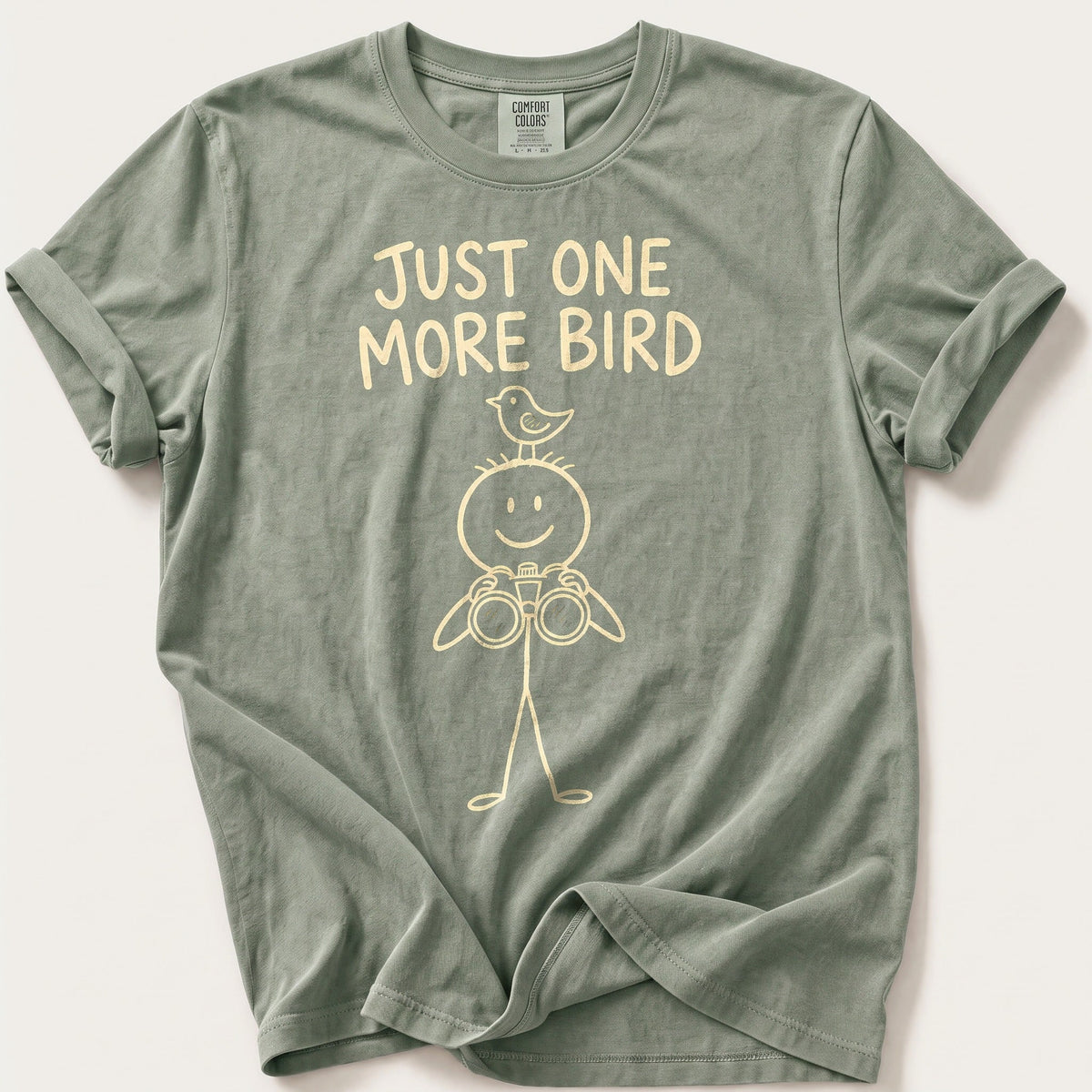 Just One More Bird — Bay Comfort Colors tee
