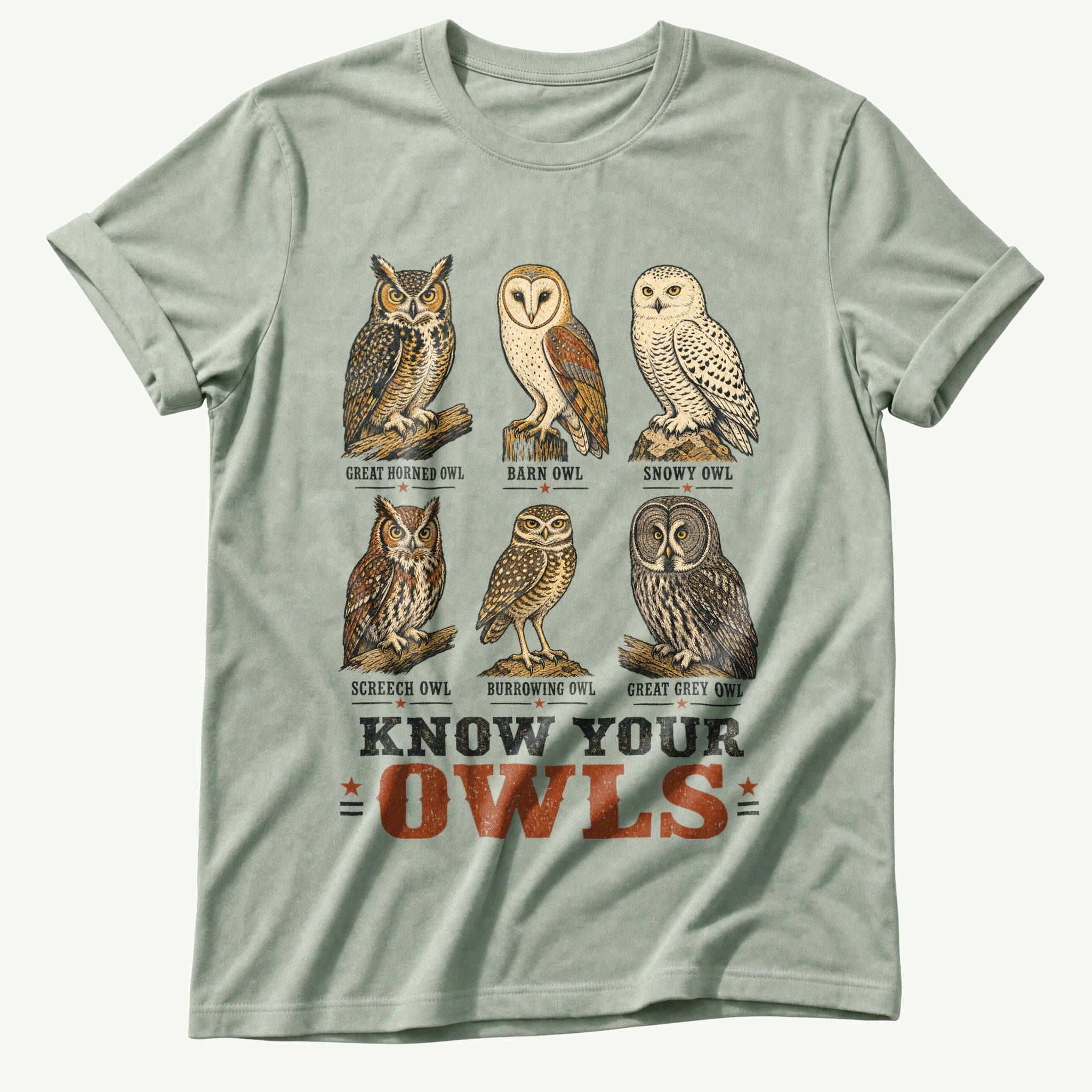 know-your-owls — Bay Comfort Colors tee