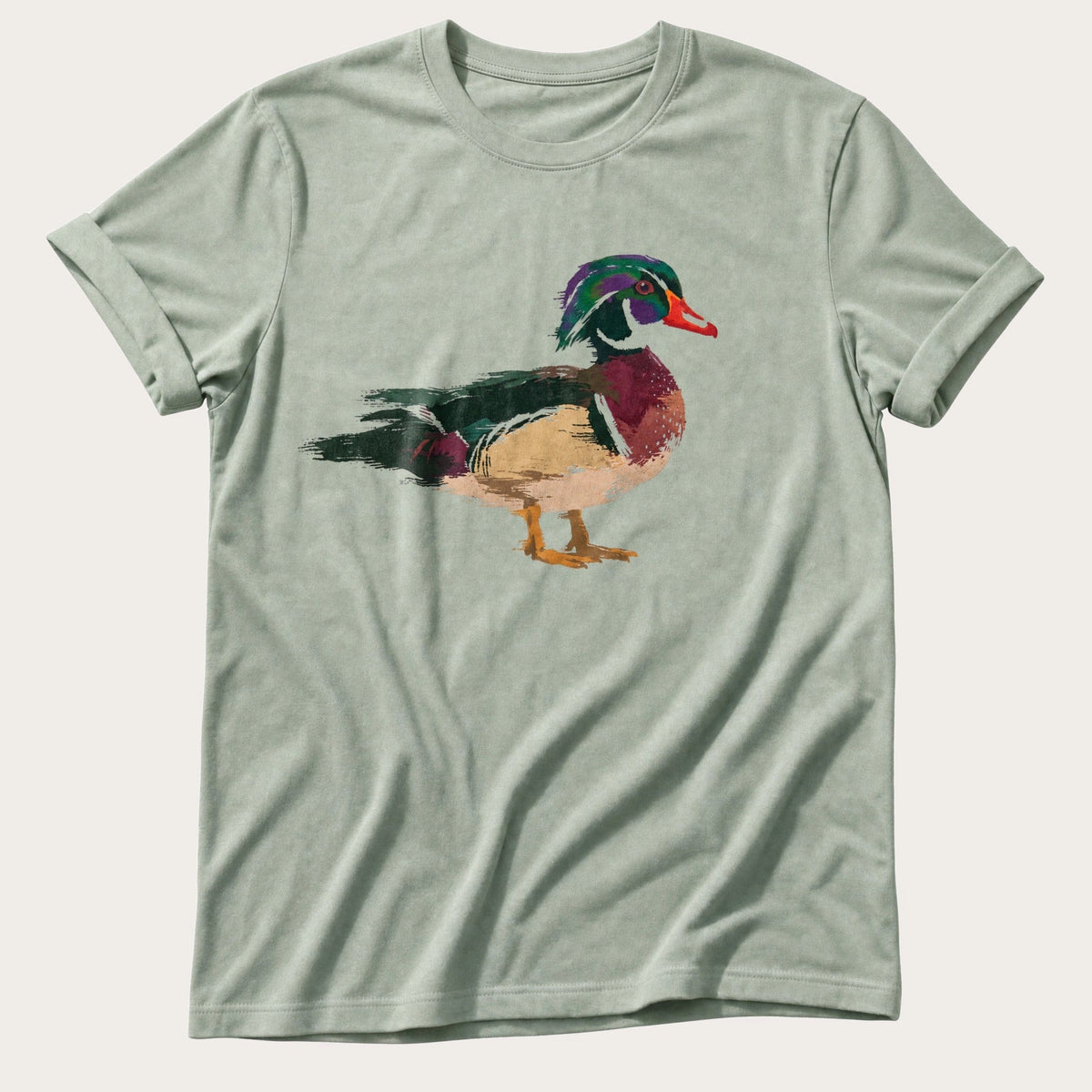 Painted Wood Duck — Bay Comfort Colors tee