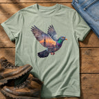 Pigeon Skyline — Bay Comfort Colors tee