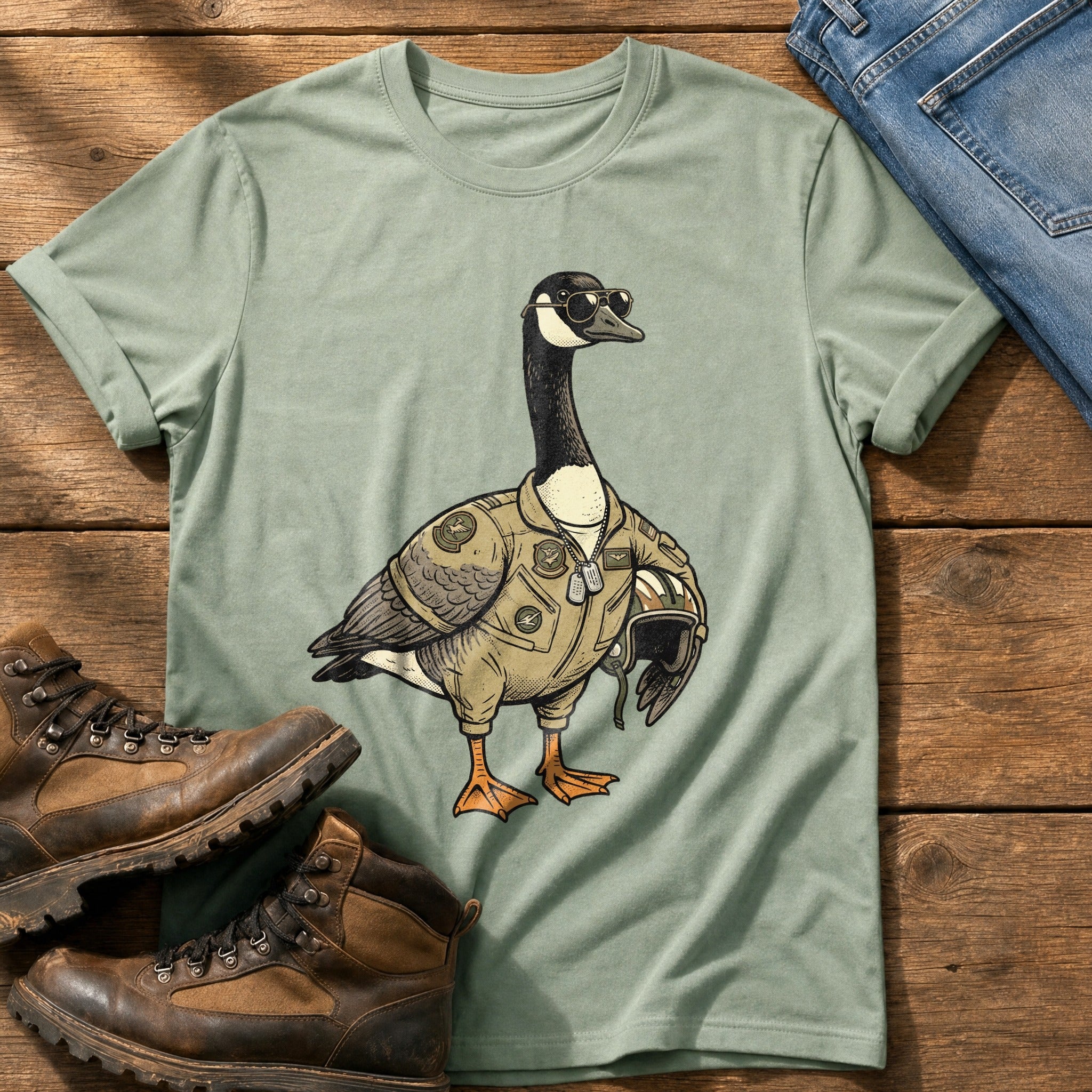 Pilot Goose — Bay Comfort Colors tee