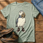 Puffin And Fish 77 — Bay Comfort Colors tee