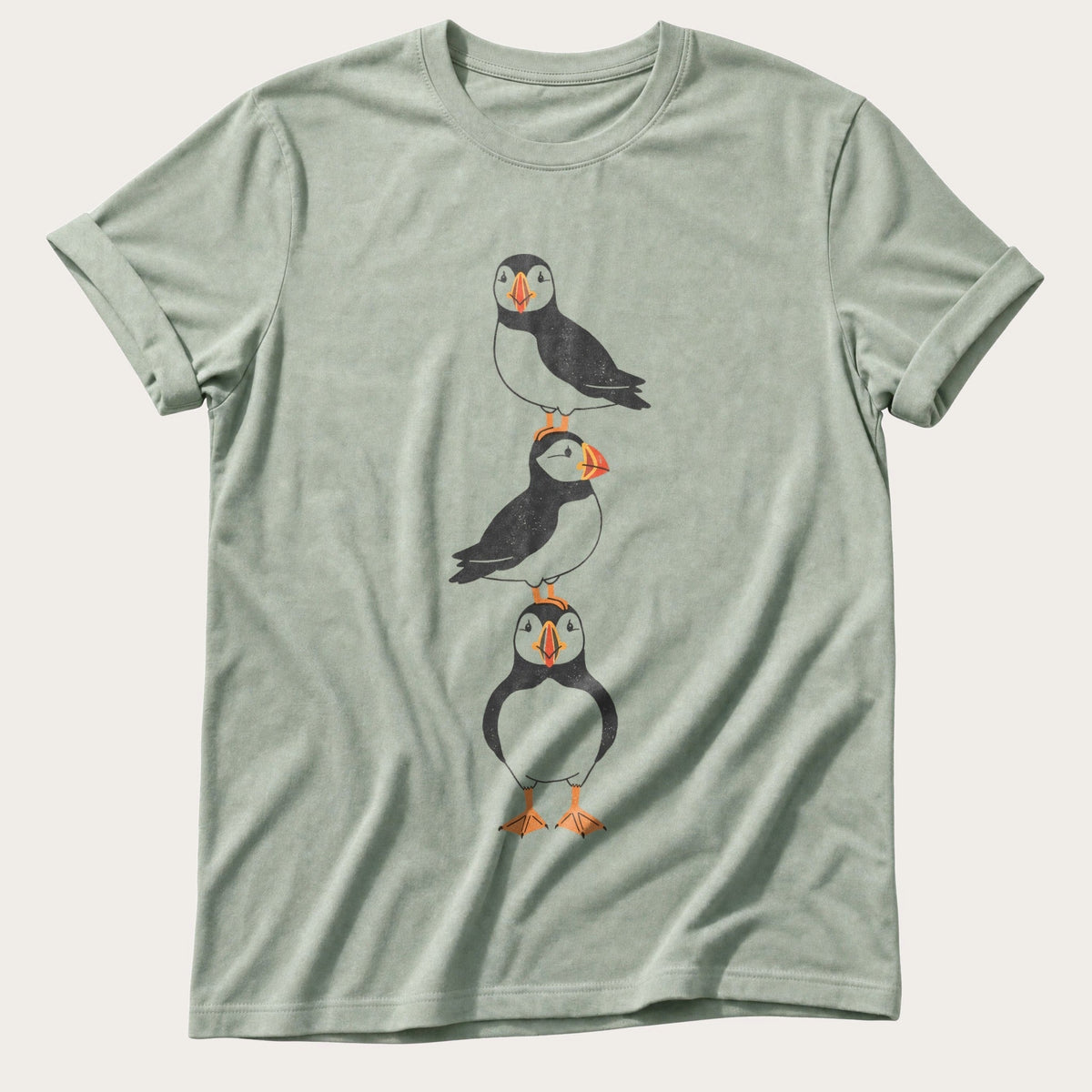 Puffin Stack 4 — Bay Comfort Colors tee