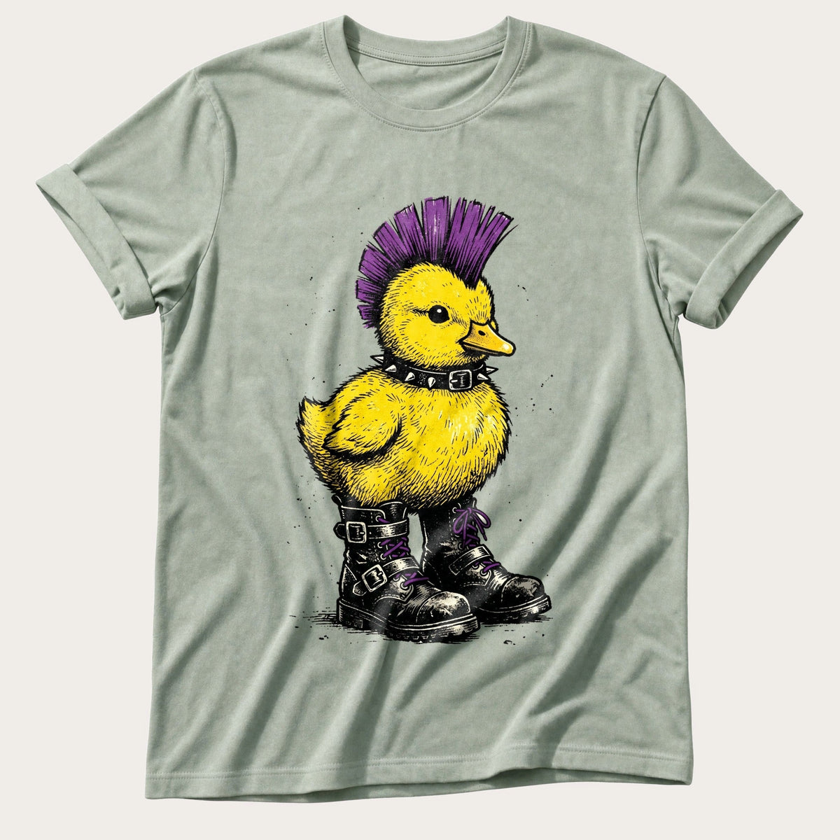 Punk Duck 1 — Bay Comfort Colors tee