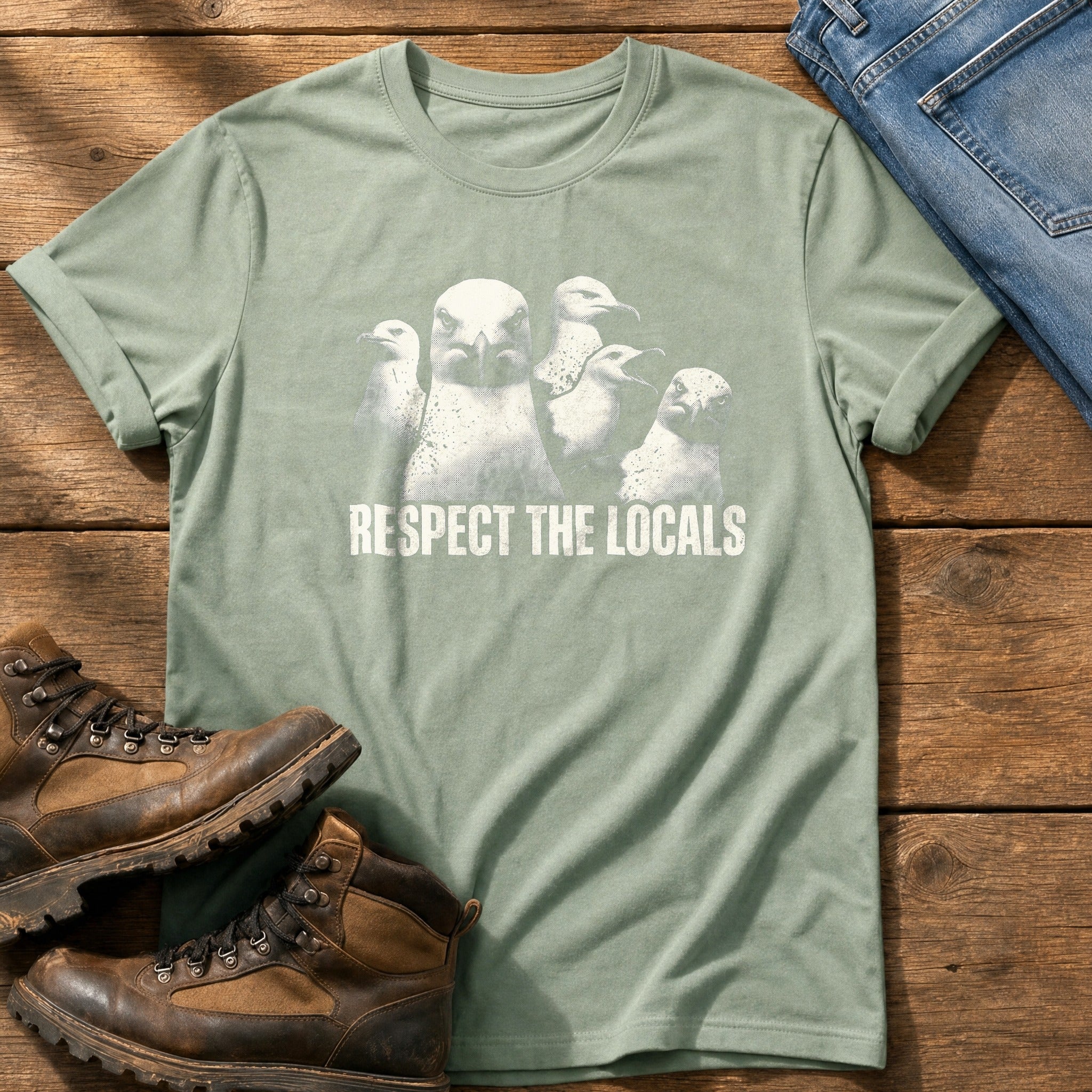 Respect The Locals 11 — Bay Comfort Colors tee