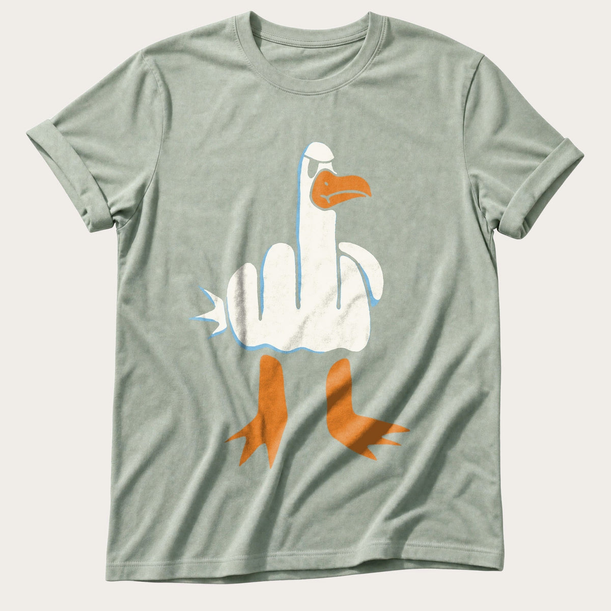 Rude Seagull — Bay Comfort Colors tee