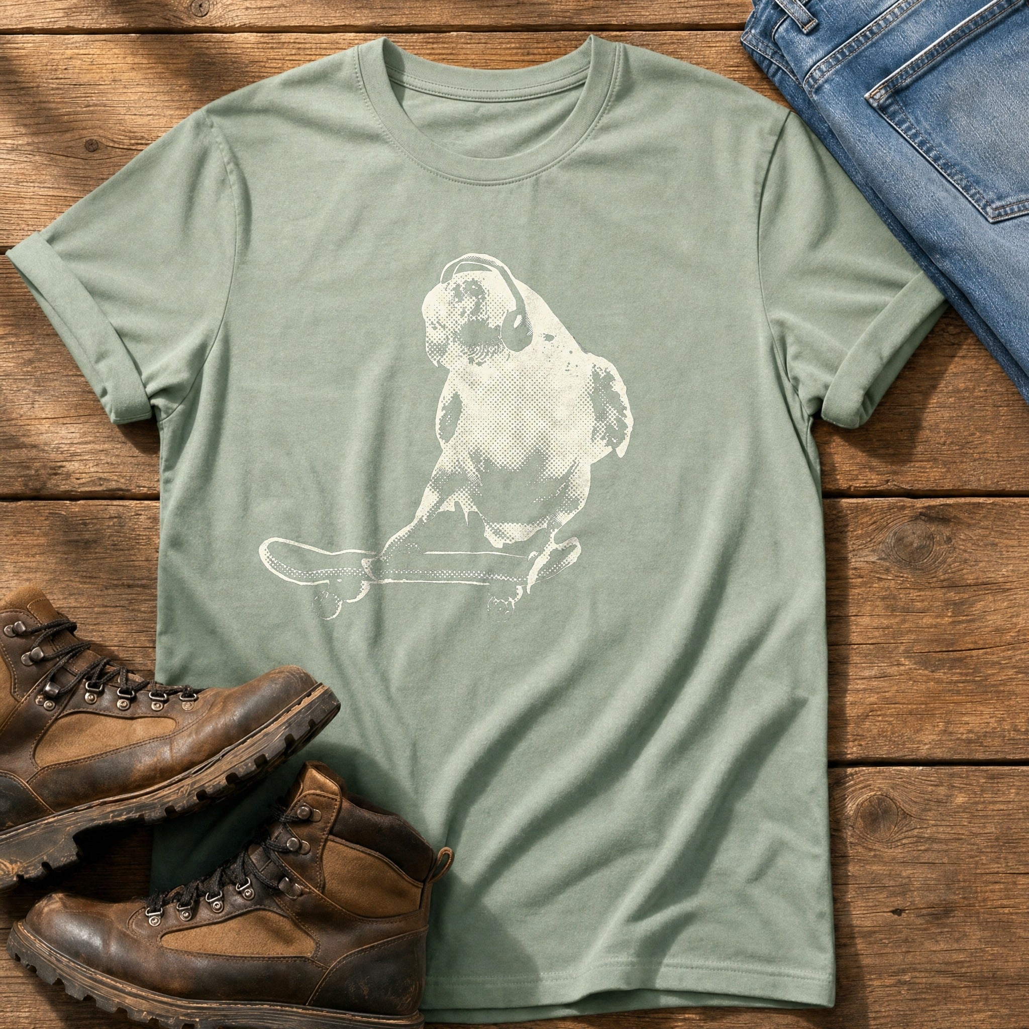 Skater Budgie 99 — Bay Comfort Colors tee