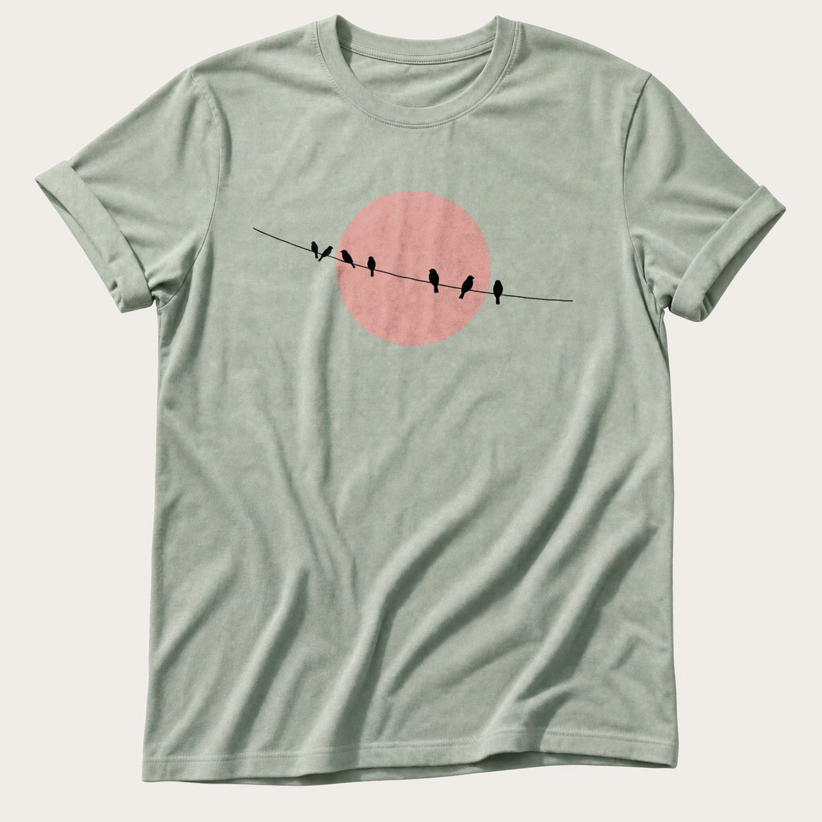 Starlings On The Wire — Bay Comfort Colors tee