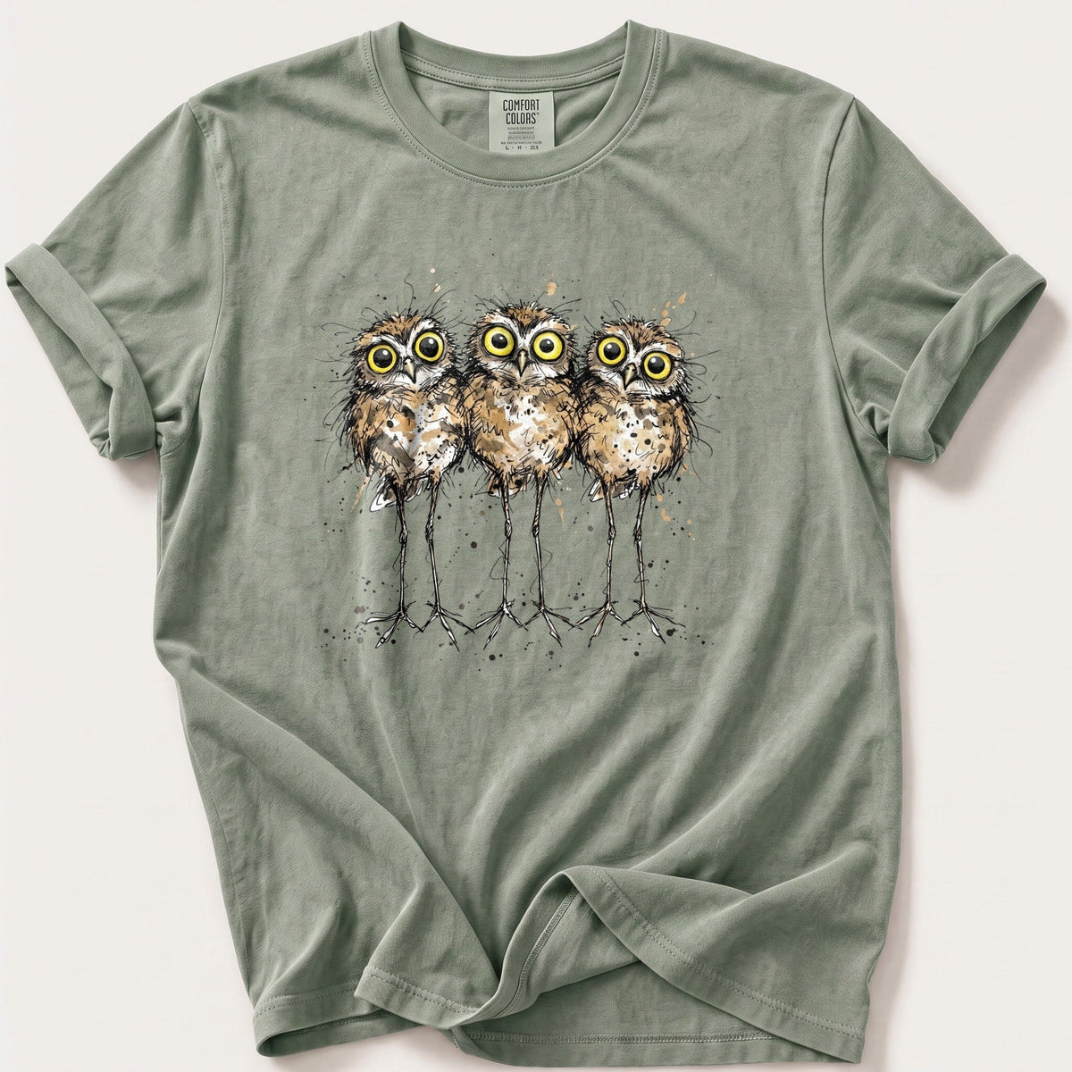 The Owl Committee — Bay Comfort Colors tee
