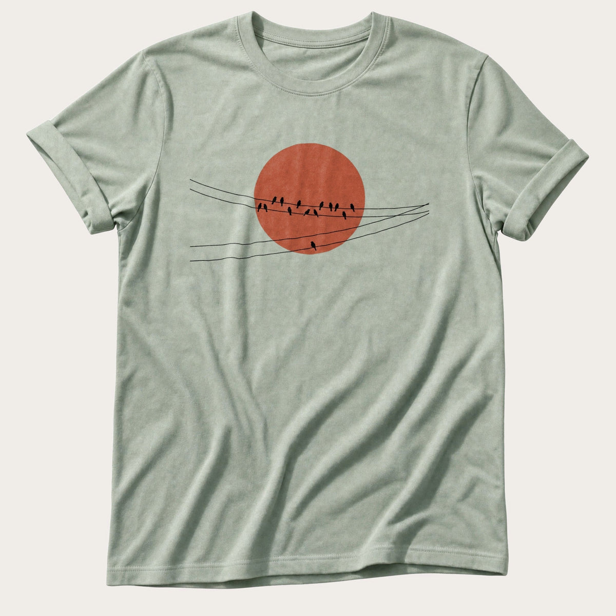 Wires At Sundown — Bay Comfort Colors tee
