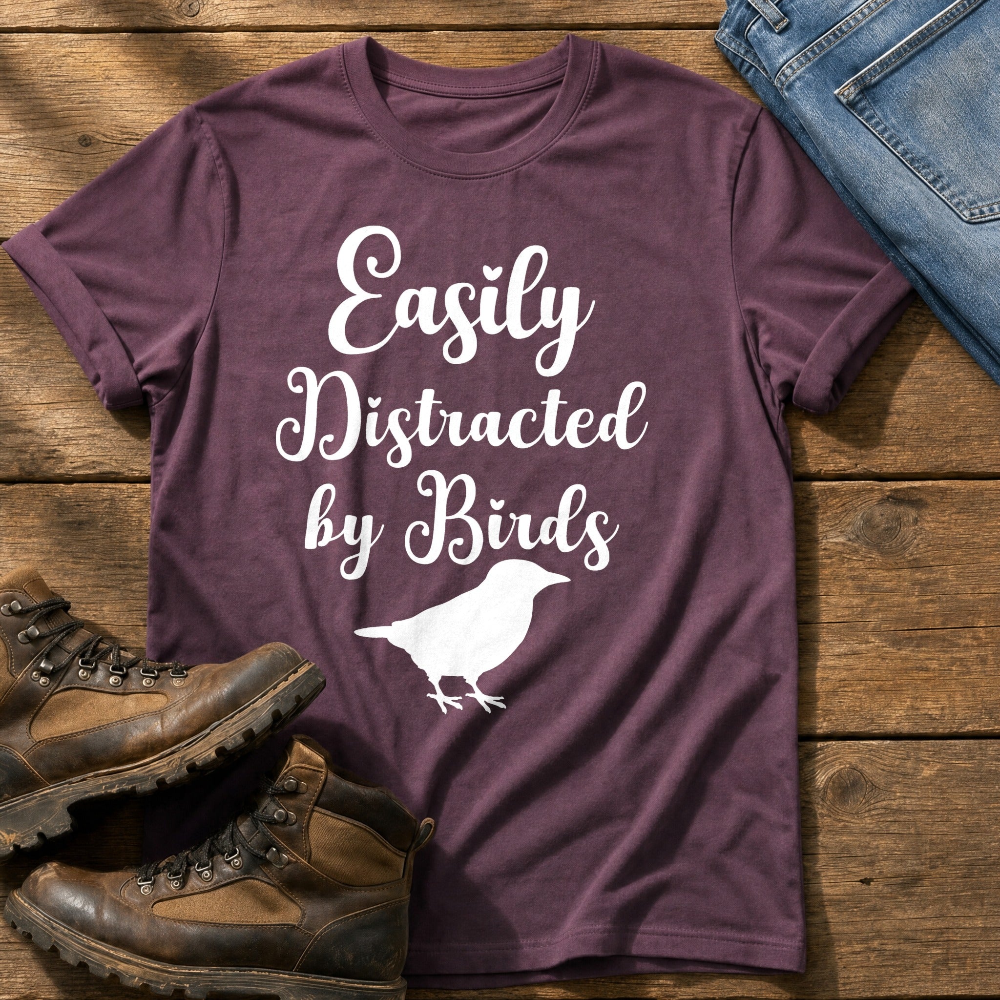 BIRD 26 — Berry Comfort Colors tee