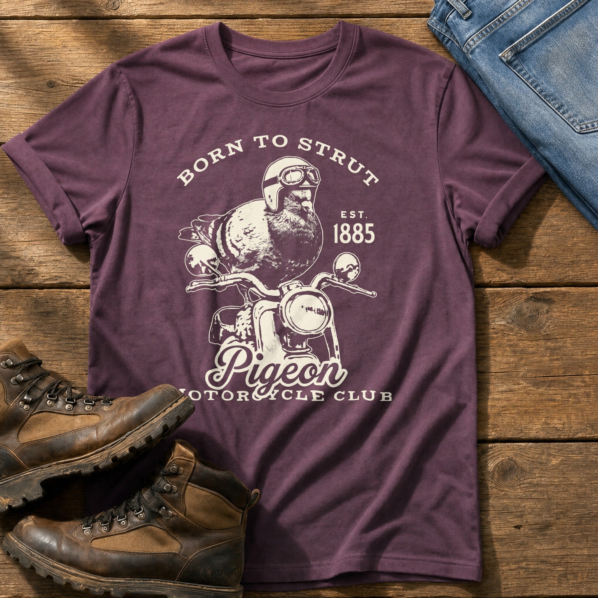 Cock Of The Walk — Berry Comfort Colors tee