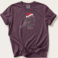 Fairy Light Chaffinch Outline — Berry Comfort Colors tee