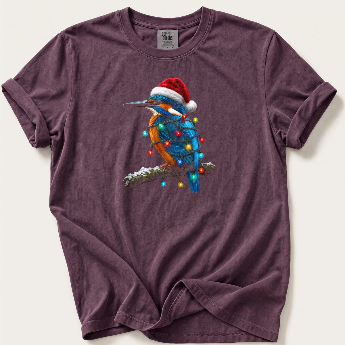 Fairy Light Kingfisher — Berry Comfort Colors tee