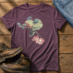 Finches On A Branch — Berry Comfort Colors tee