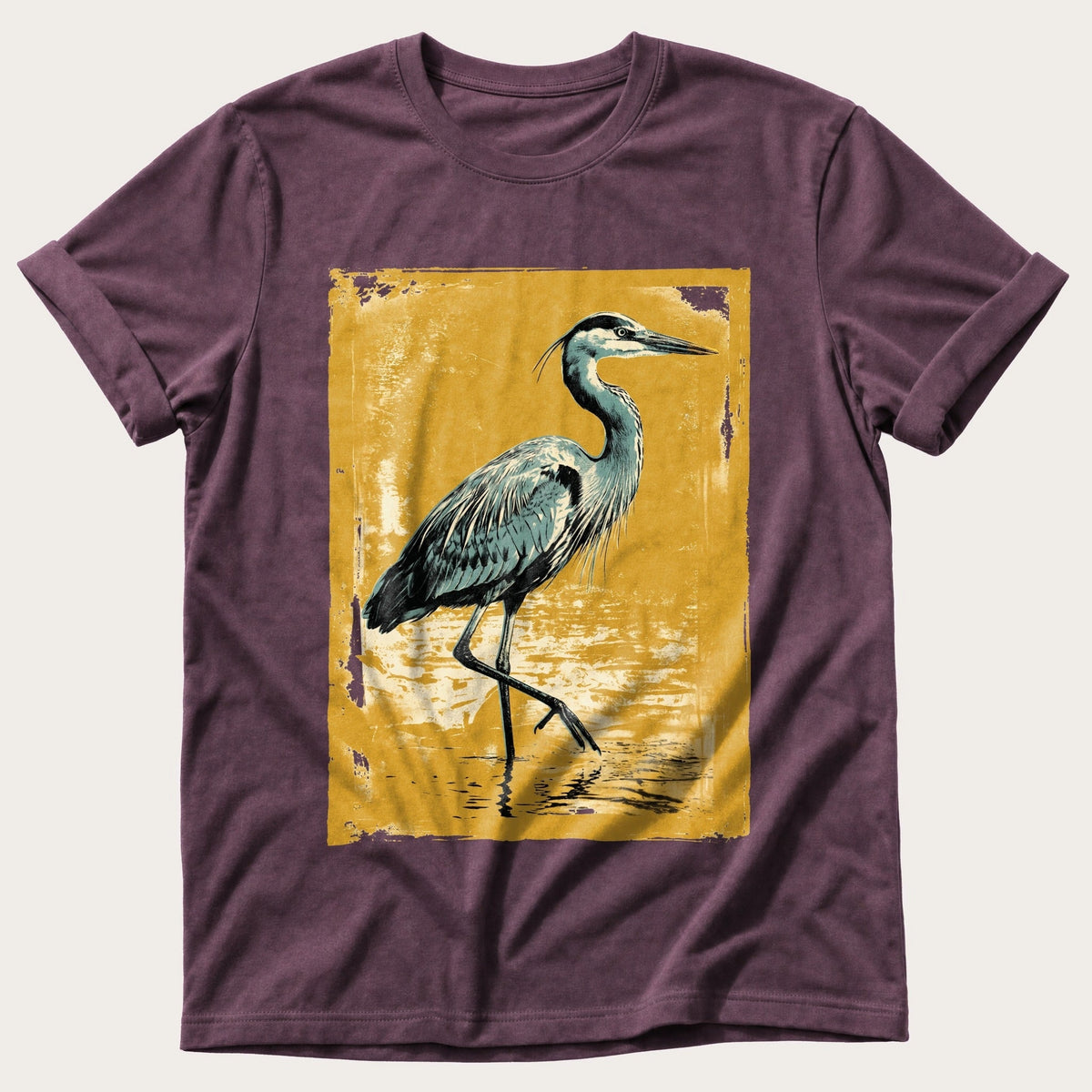 Heron Mid-Step — Berry Comfort Colors tee