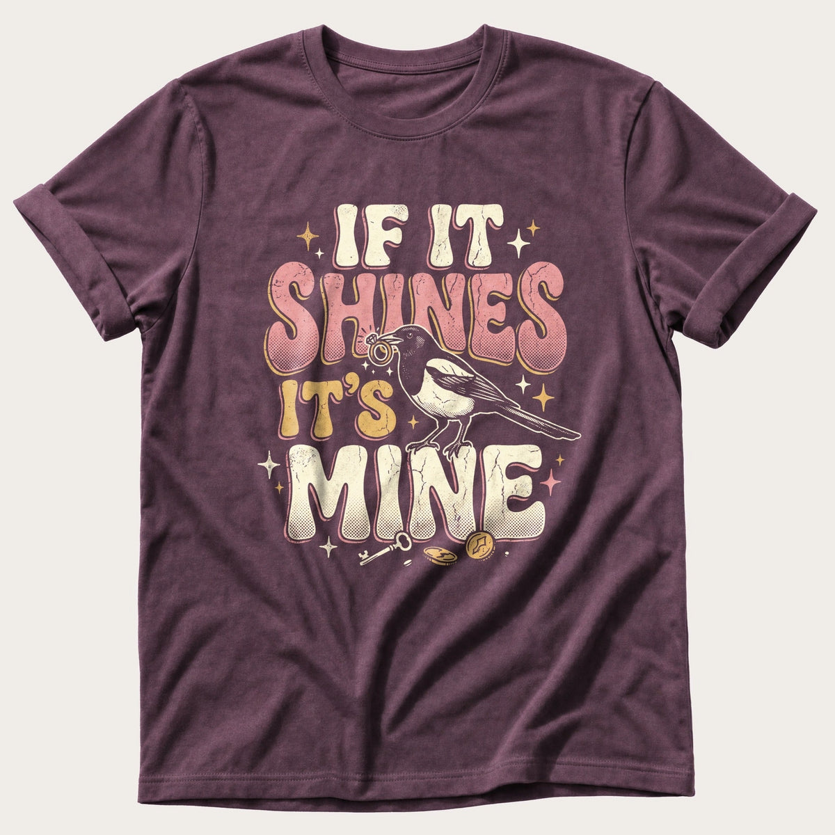 If It Shines It's Mine — Berry Comfort Colors tee