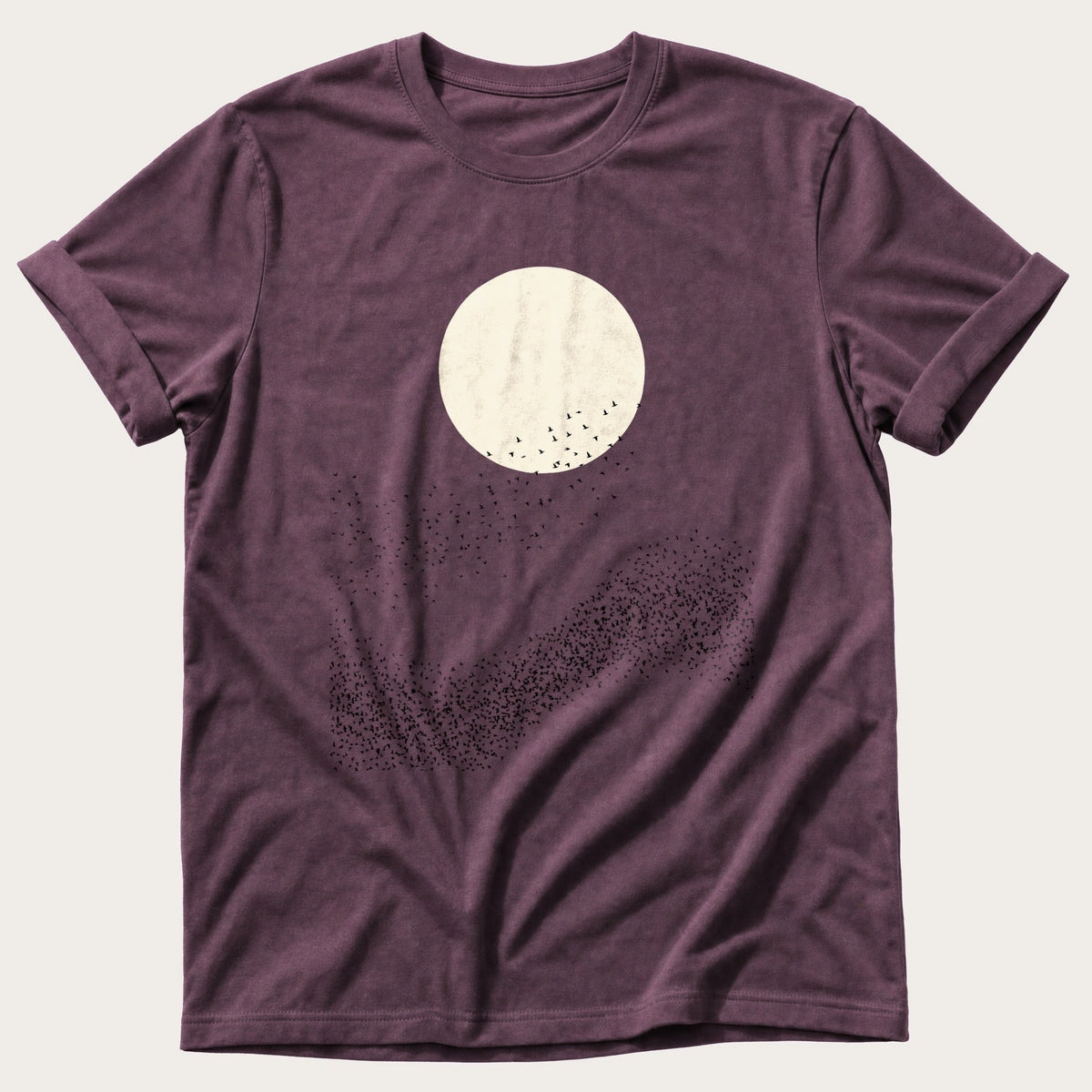 Murmuration At Dusk — Berry Comfort Colors tee