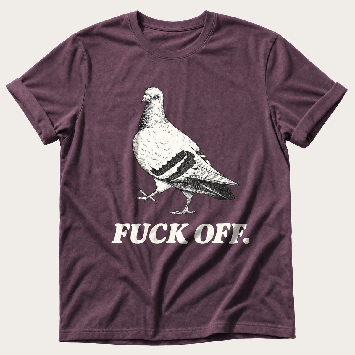 Pigeon Has Spoken — Berry Comfort Colors tee