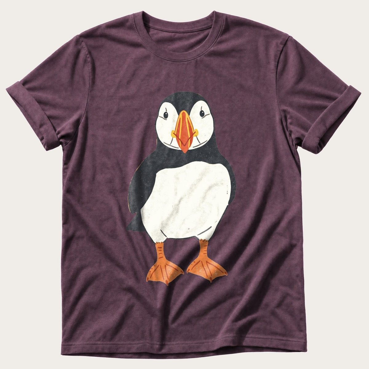 Puffin 22 — Berry Comfort Colors tee