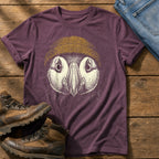 Puffin Beanie 12 — Berry Comfort Colors tee