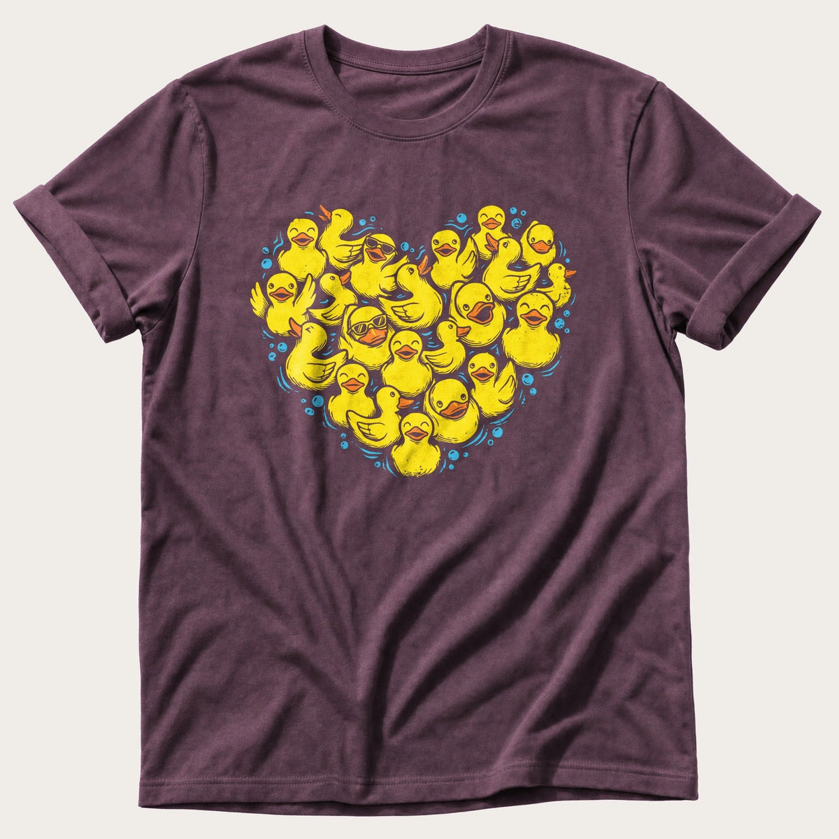 Rubber Duck Lover — Berry Comfort Colors tee