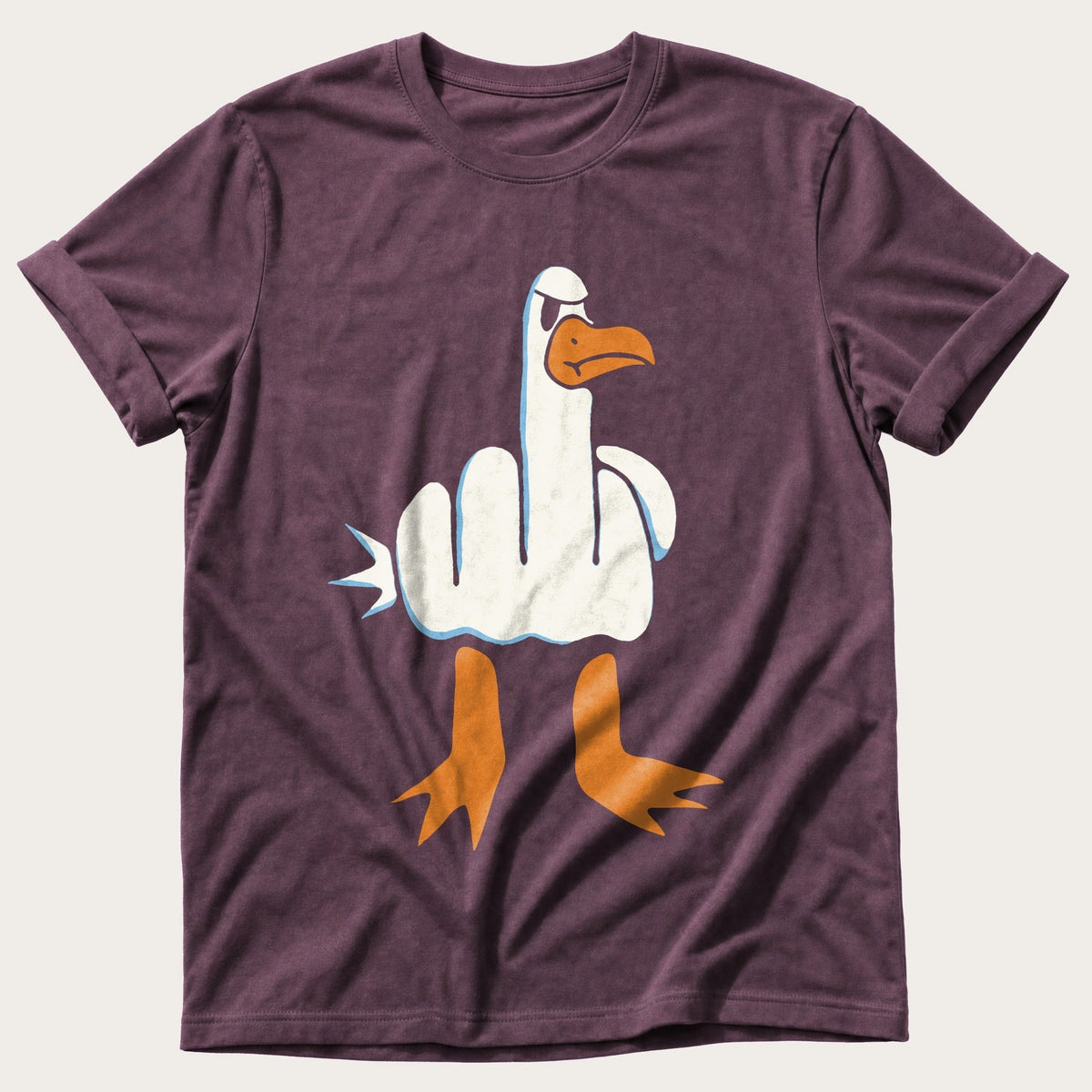 Rude Seagull — Berry Comfort Colors tee