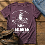 Screaming Gull — Berry Comfort Colors tee