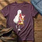 Seagull With Crisps 12 — Berry Comfort Colors tee