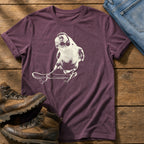 Skater Budgie 99 — Berry Comfort Colors tee